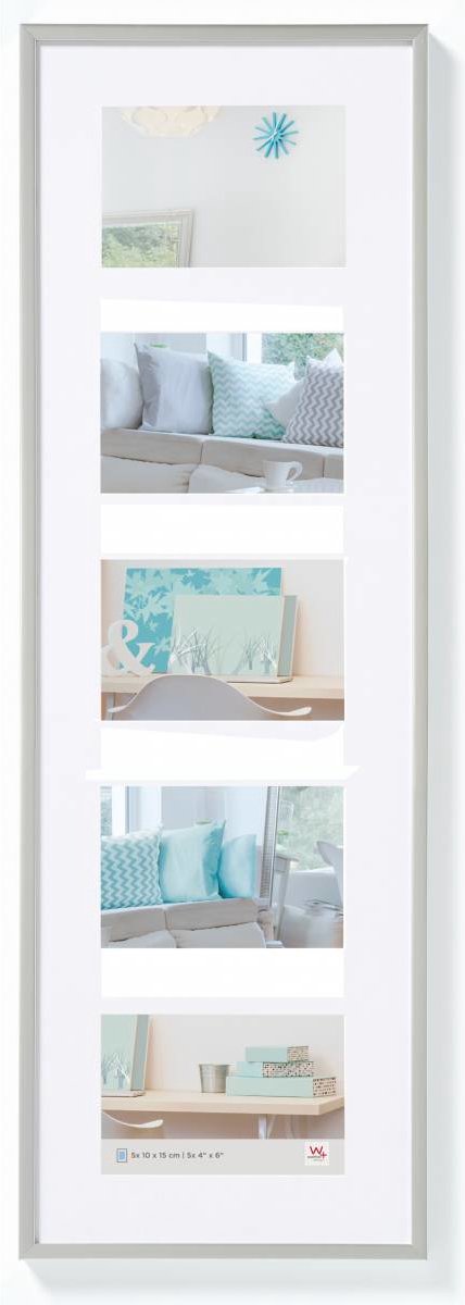 Walther new lifestyle - plastikgalleri - fotostørrelse 5 x 10x15 cm - sølv