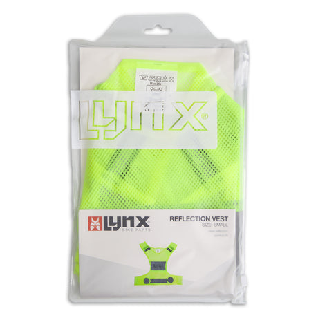 Reflektionsvest unisex gul størrelse s