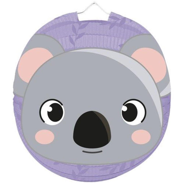 Haza ballonlampion koala ø23cm paars