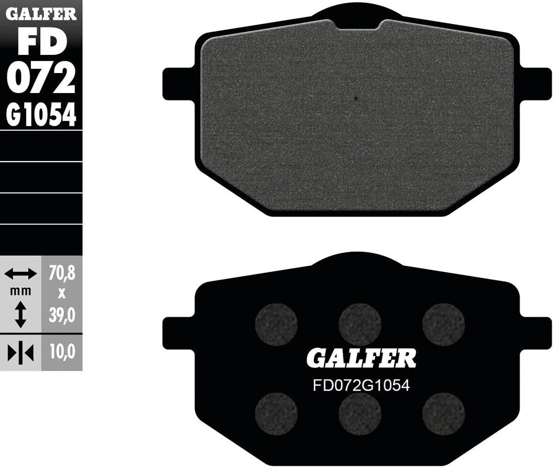 Galfer bremseklodser fd072 bremseklodser fd072 g1054 økologiske
