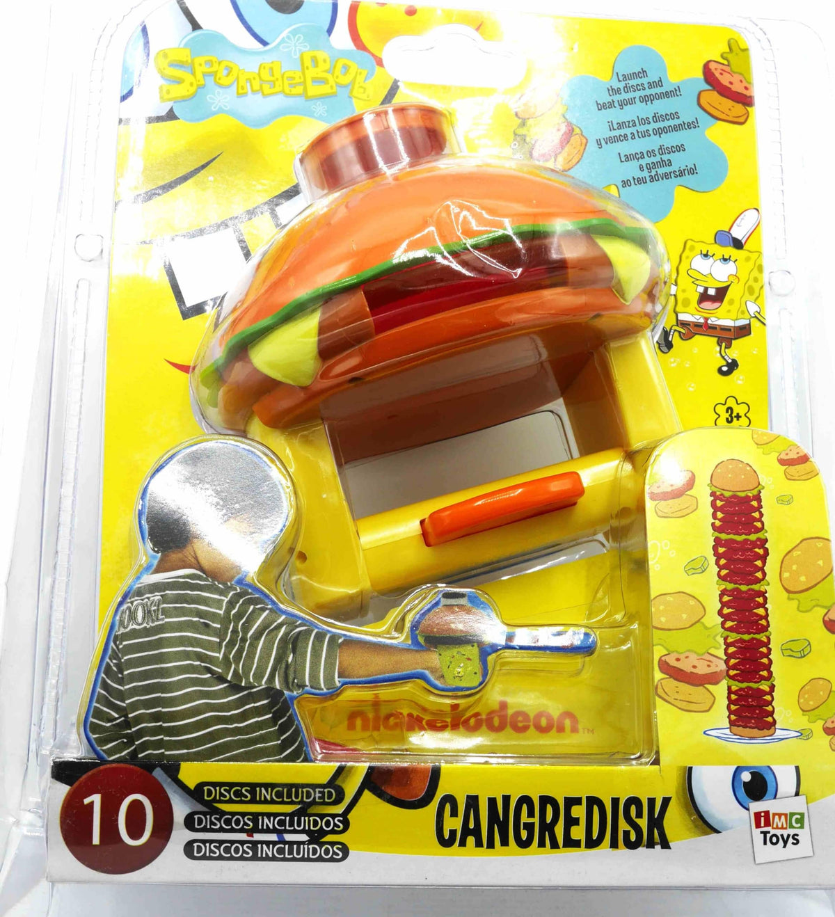 Svampebob firkantet hamburger disc skydespil