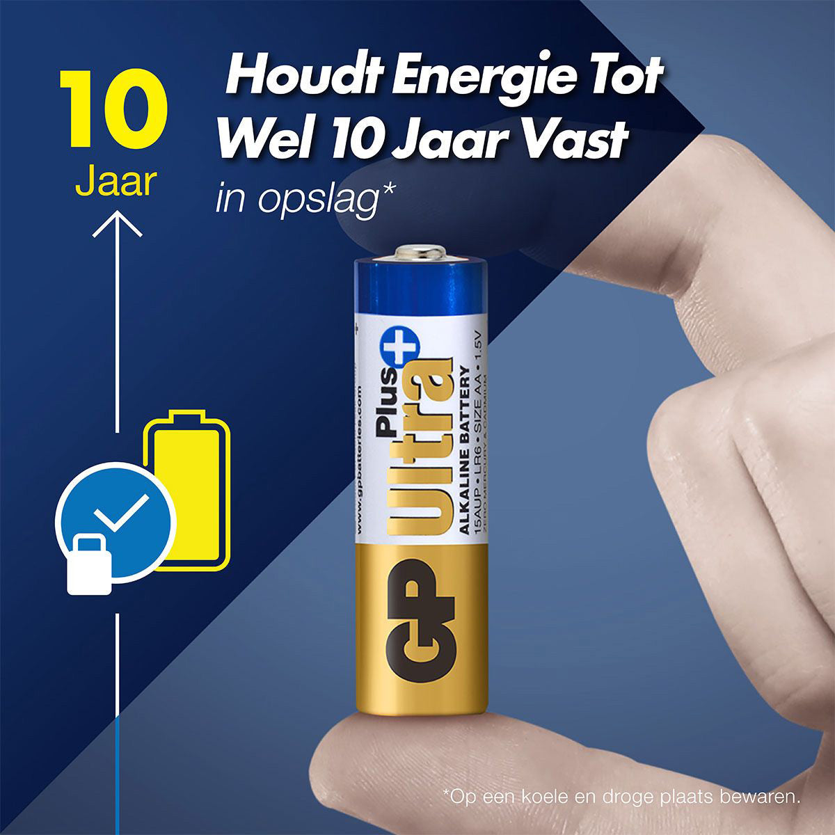 GP ultra plus alkaline AA batterier 4pk
