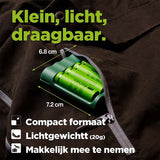 GP USB -batterioplader + 4 x AA -batterier 2100mAh Nimh