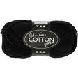 Creativ firma bomuldsgarn, sort, 50gr, 170m