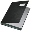 Signaturbog Leitz A4 sort