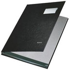 Signaturbog Leitz A4 sort