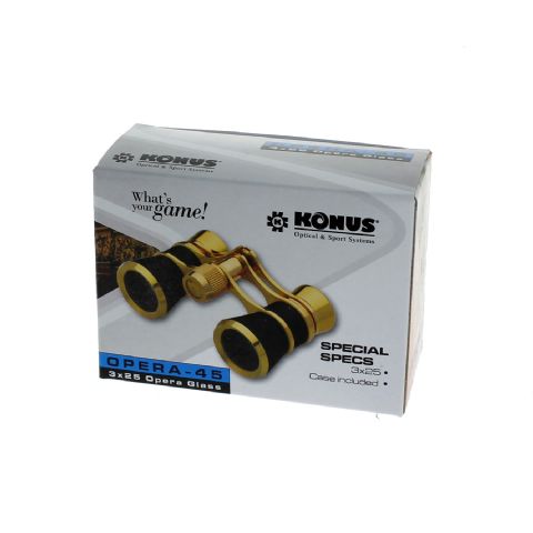 Konus Opera Glasses Opera-45 3x25 sort guld