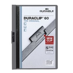 Clip folder duraclip holdbar 2209 a4 220x307 blå