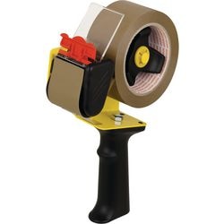 Emballagetape dispenser nopi 56406 sort, gul