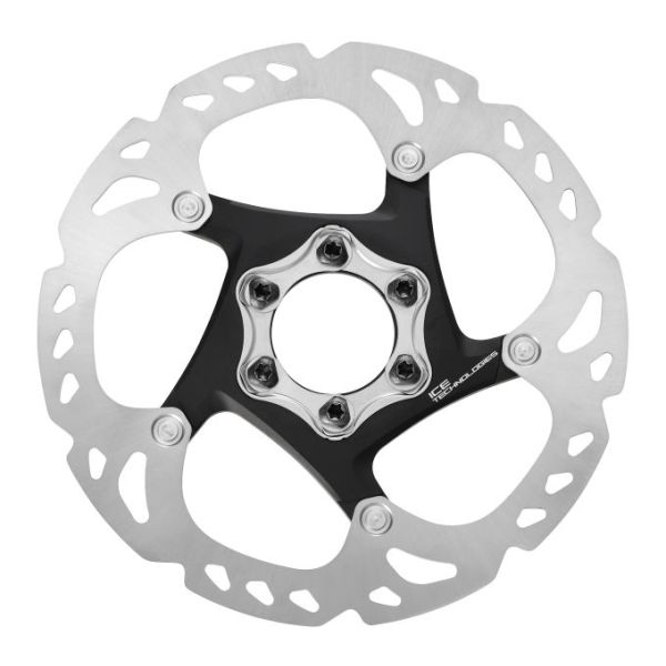 Shimano bremseskive Deore XT 160mm 6-hullers sølv sort
