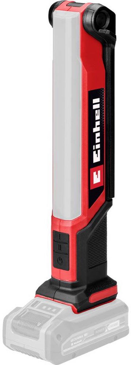 Einhell te-cl 18 1000 s li - solo batteri arbejdslygte (rød sort, batteri og oplader medfølger ikke)