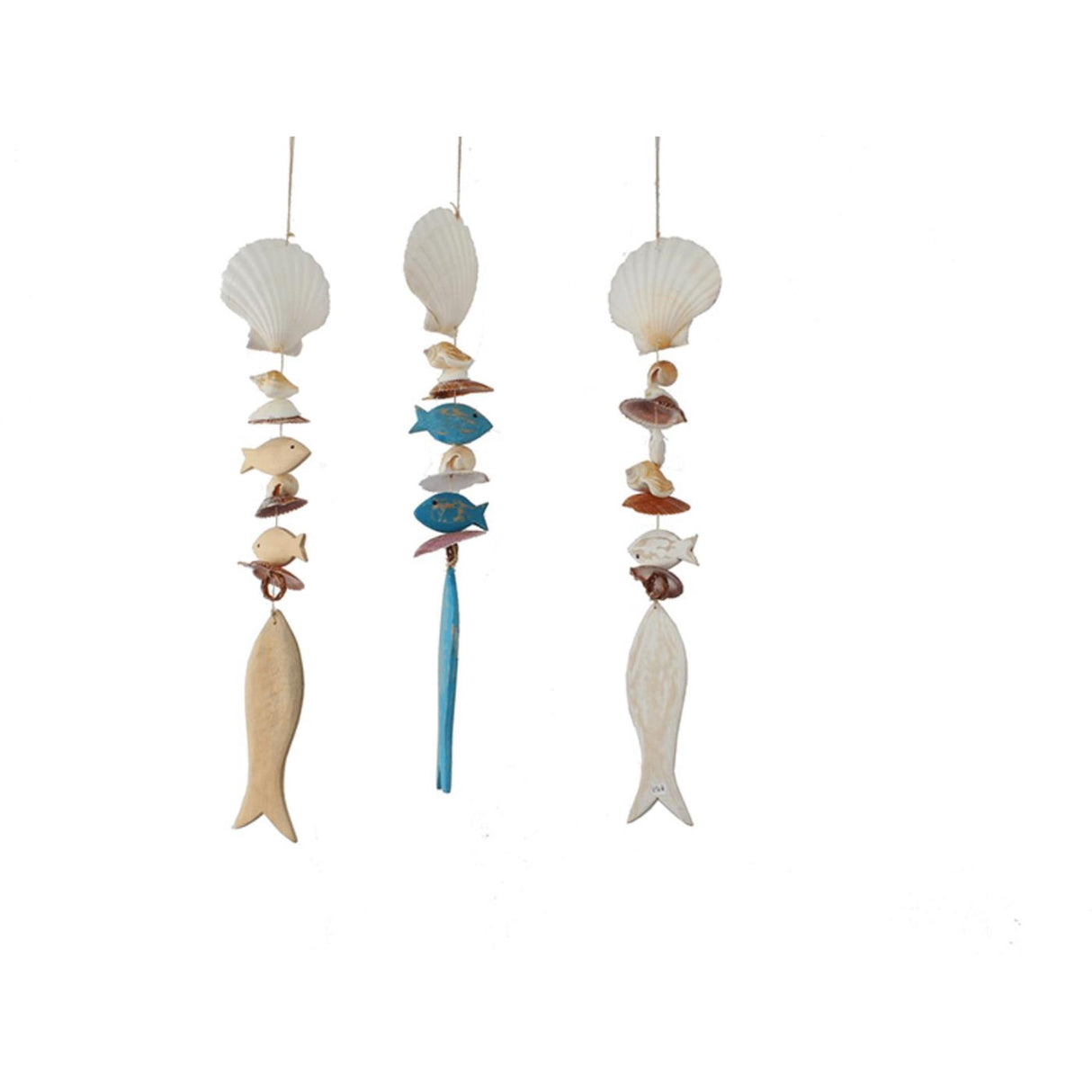 Cosydecor guirlande kammusling 60 cm med fisk