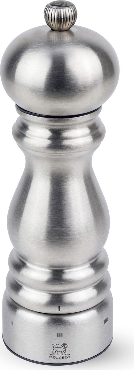 Peugeot Paris saltmølle 18 cm - rustfrit stål - u'select - zirlion kværn
