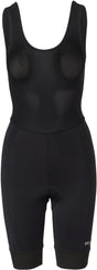 Agu essential - bibshort - fietsbroek - wielrenbroek - dames - zwart - core pad zeem - mesh bretels - elastische manchetten - reflecterende details - s