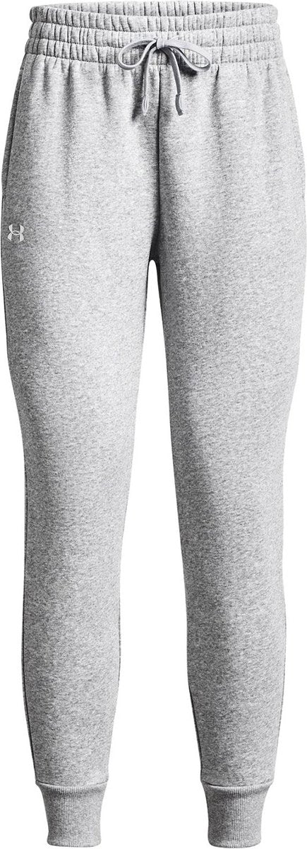 Under armour ua rival fleece jogger sportsbukser til kvinder - grå - hvide