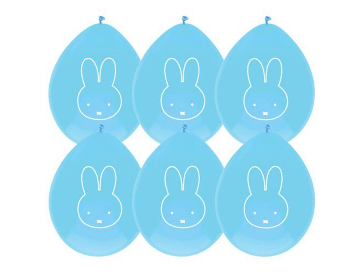 Haza balloner Miffy boy 30 cm 6 stk