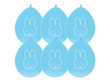 Haza balloner Miffy boy 30 cm 6 stk