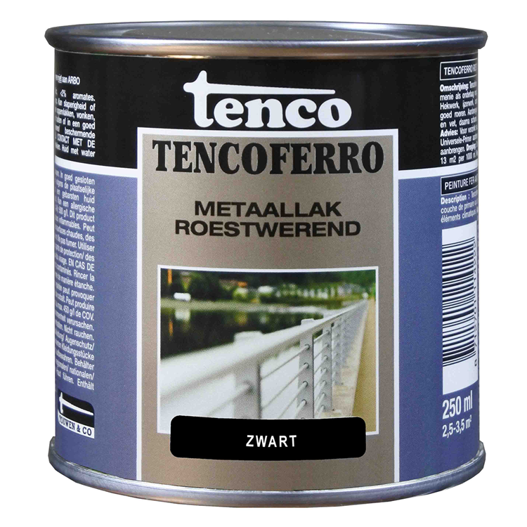 Tenco 1034302 - jernholdig 407 sort 0,25l | 4 stk