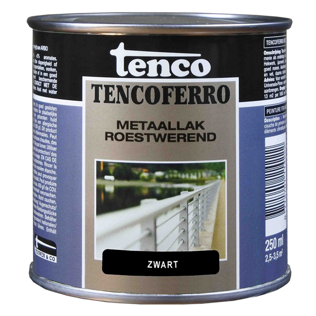 Tenco 1034302 - jernholdig 407 sort 0,25l | 4 stk