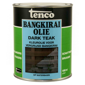 Tenco 1034325 - bangk.olie mørk teak 1l | 3 stk