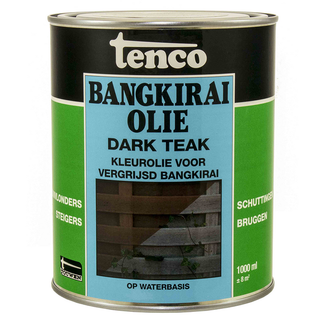 Tenco 1034325 - bangk.olie mørk teak 1l | 3 stk