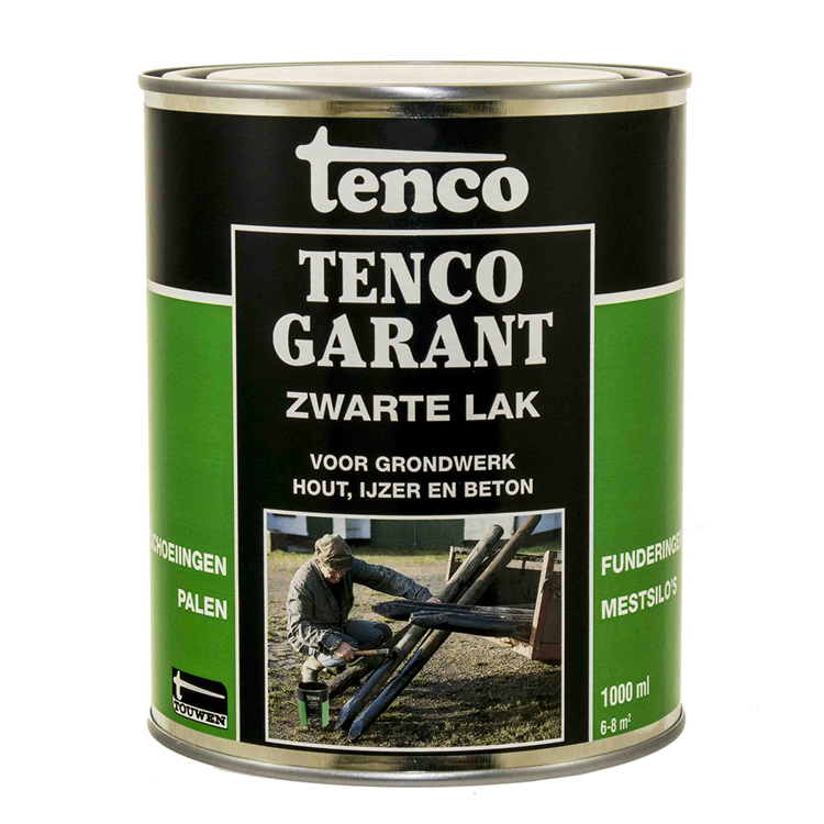Tenco 1034384 - garanti sort maling 1l | 3 stk