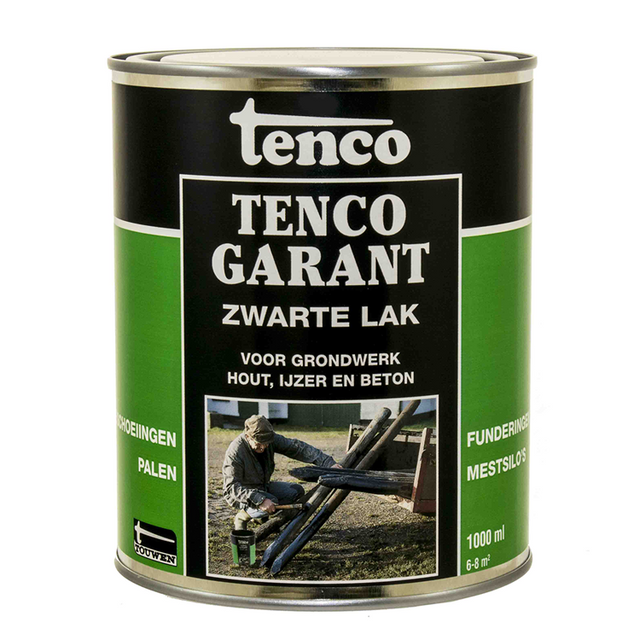Tenco 1034384 - garanti sort maling 1l | 3 stk