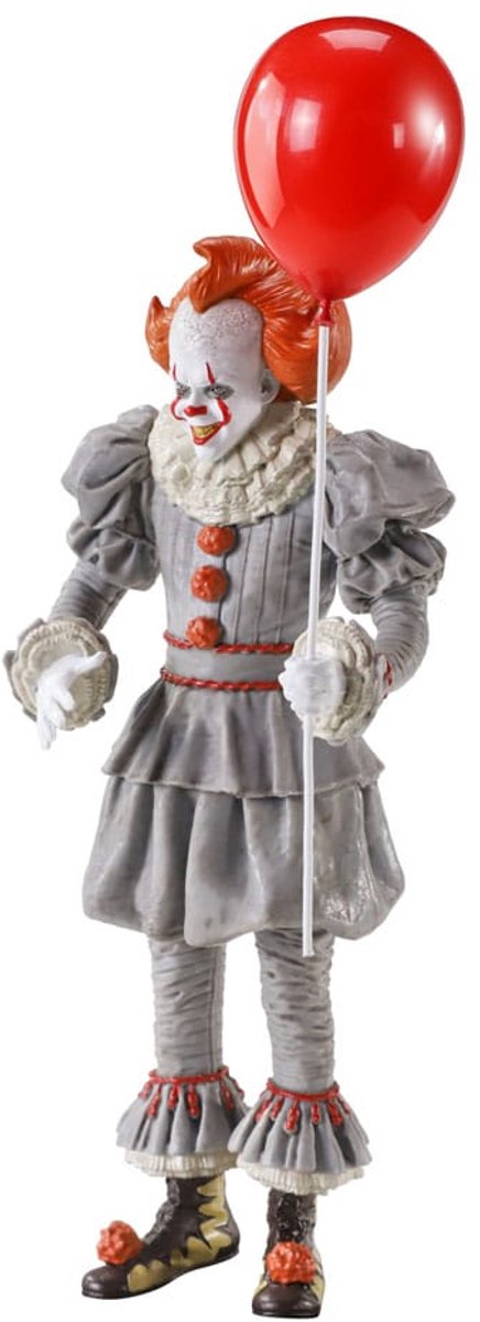 Noble collection it bendyfigs bøjelig figur pennywise 19 cm minifigur