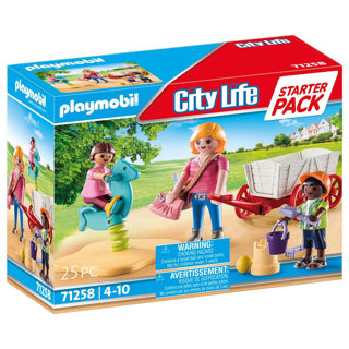Playmobil startpakke pædagog med håndkærre - 71258