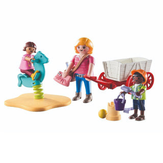 Playmobil startpakke pædagog med håndkærre - 71258