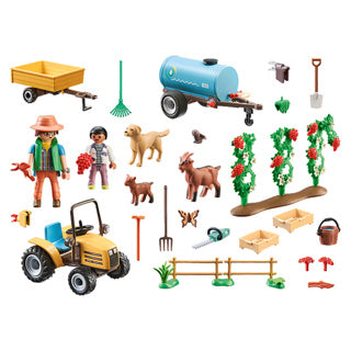 Playmobil 71442 landtraktor med trailer og vandtank