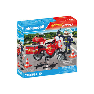 Playmobil 71466 Action Heroes Fire Brigade på stedet for ulykken