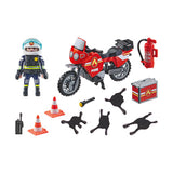 Playmobil 71466 Action Heroes Fire Brigade på stedet for ulykken