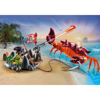 Playmobil-pirater kæmper mod den gigantiske krabbe - 71532