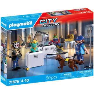 Playmobil | actionhelte | diamant røveri | eventyrlegetøj med spænding og action | tilskynder til rollespil og teamwork | med mange detaljer og tilbehør | for børn fra 4 år | 71876