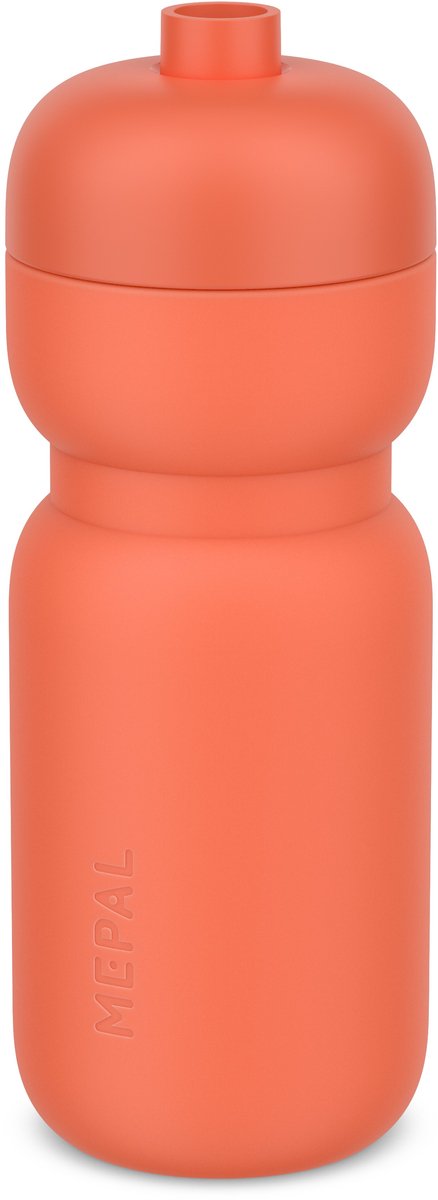 Mepal flaske squeeze sport 600ml - fersken appelsin