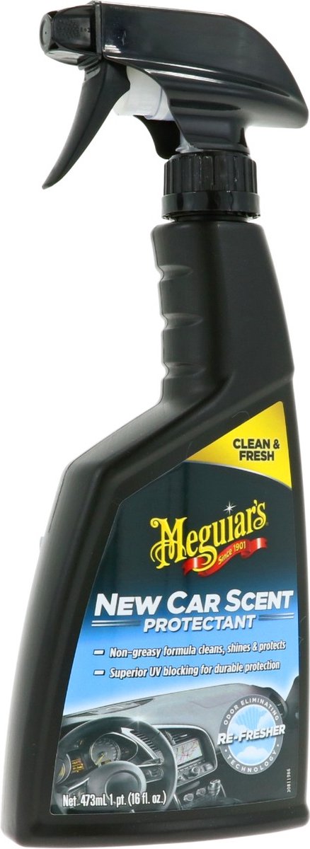 Meguiars nye duftbeskytter til bil - rengøring af bilinteriør - rengøringsinstrumentbræt - 473 ml