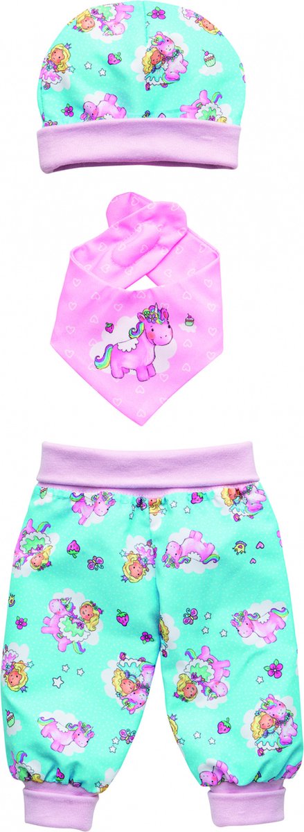 Heless enhjørning dukke outfit, 28-35 cm