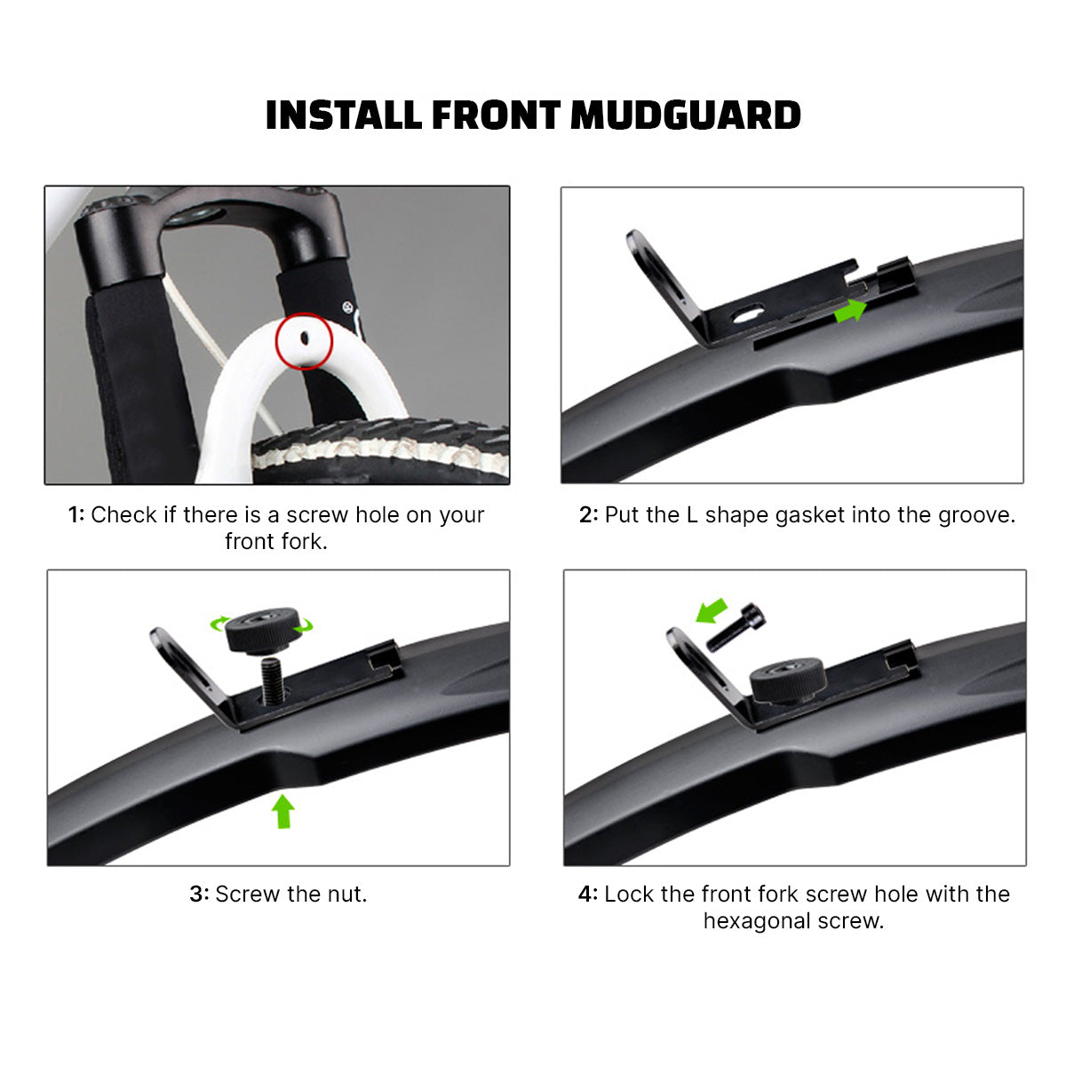 Lynx mudguard set mtb city