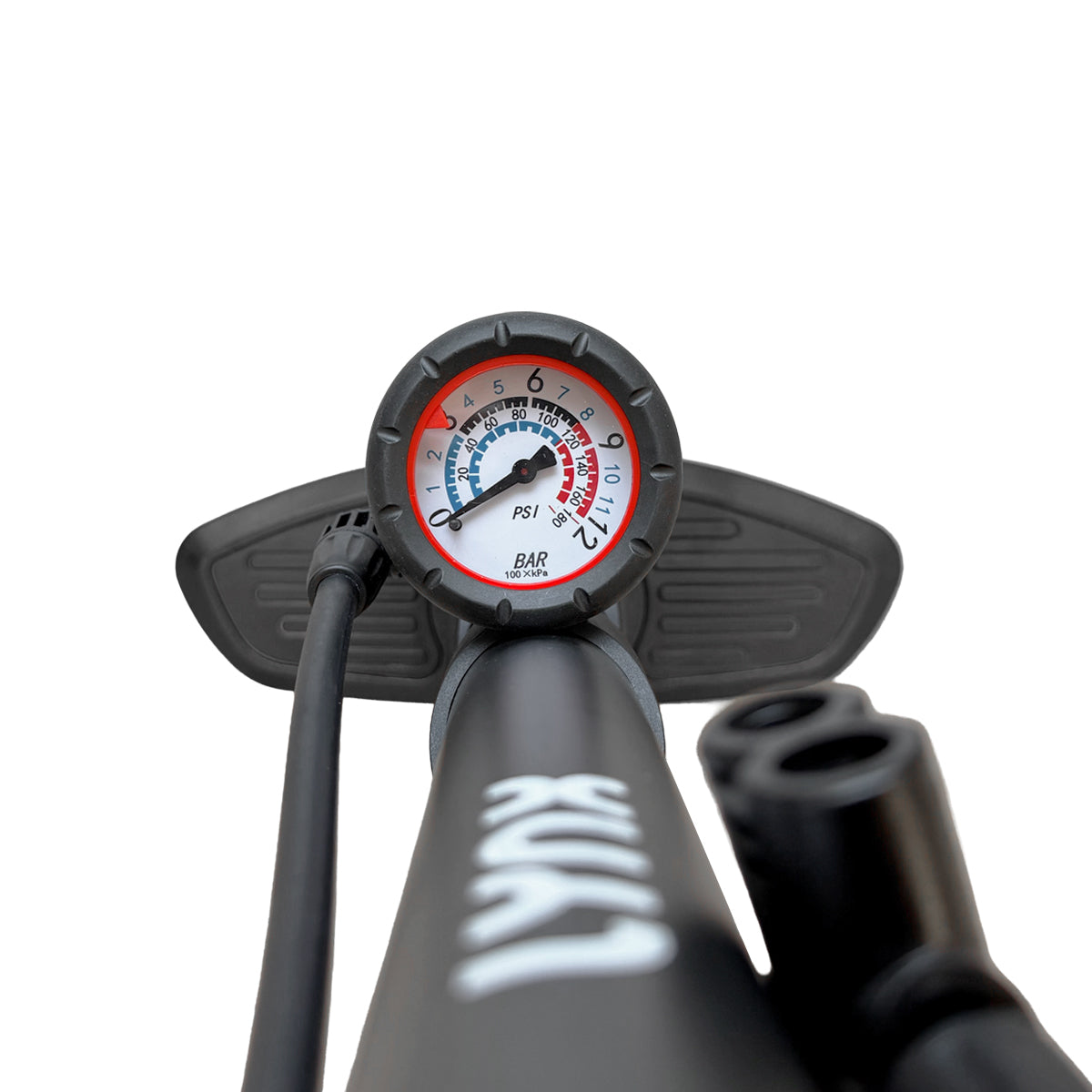 Lynx cykelpumpe med manometer sort