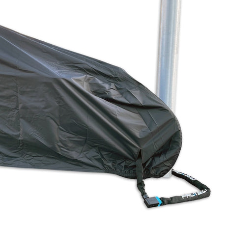 Lynx 2 -Wheels Cargo Cargo Bike Cover - 300D Oxford Polyester - Vandtæt - Anti -tyveri - Sort