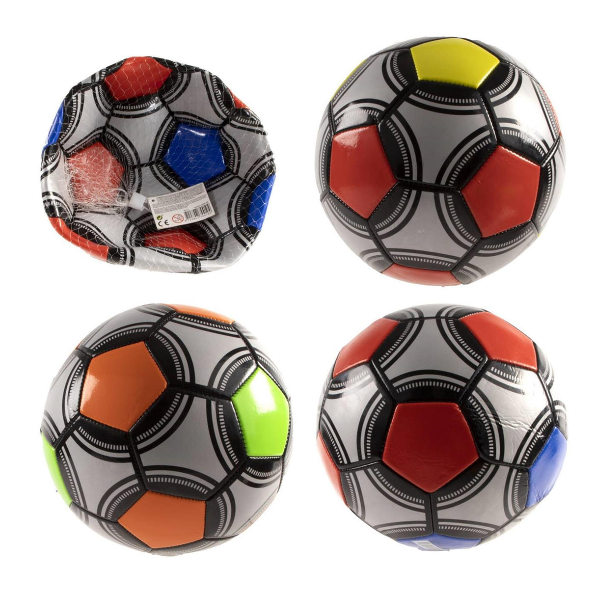 Voetbal maat 5, 285 gram, 3 assorti