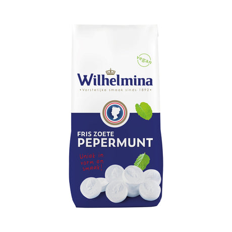 Wilhelmina pebermynte vegansk blokpose (10x 200gr)