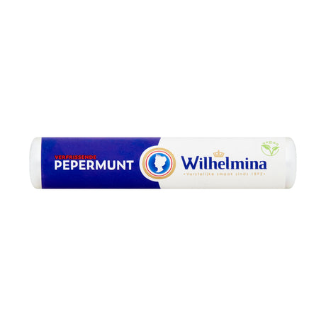Wilhelmina pebermynte vegansk rulle (24x 40gr)