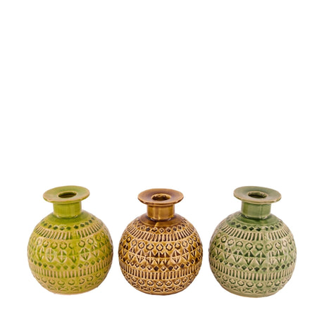Naturkollektioner vase keramik ø13,5x16cm