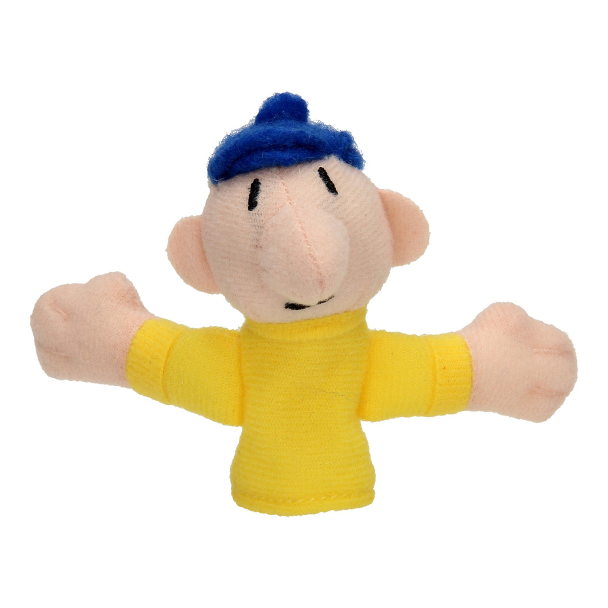 Nabo Buurman Fingerpop Plush Geel, 7cm