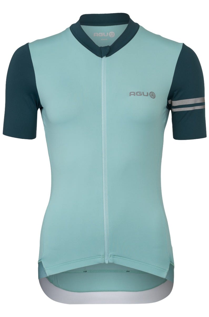 Colorblock fietsshirt performance dames