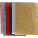 Creativ virksomhed https: www.cchobby.nl jern-på-folie-ark-148x210-mm-glitter-diverse-farver-6-ark-1-kasse