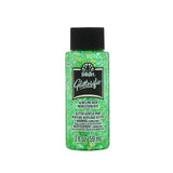 Folkart • glitrende akrylmaling neon lime 59ml