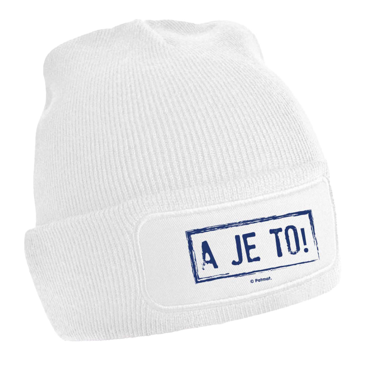 Nabo- og nabohue - stempel hvid
